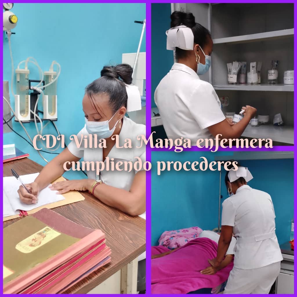 Actividades diarias del personal de Enfermería en el CDI Villa la Manga ,Estado #Bolivar .<a href="/cubacooperaven/">Brigada Médica Cubana en Venezuela</a> <a href="/Cubacooperabol2/">Brigada Médica 🇨🇺 Bolívar🇻🇪</a> #CubaCoopera #CubaPorLavida