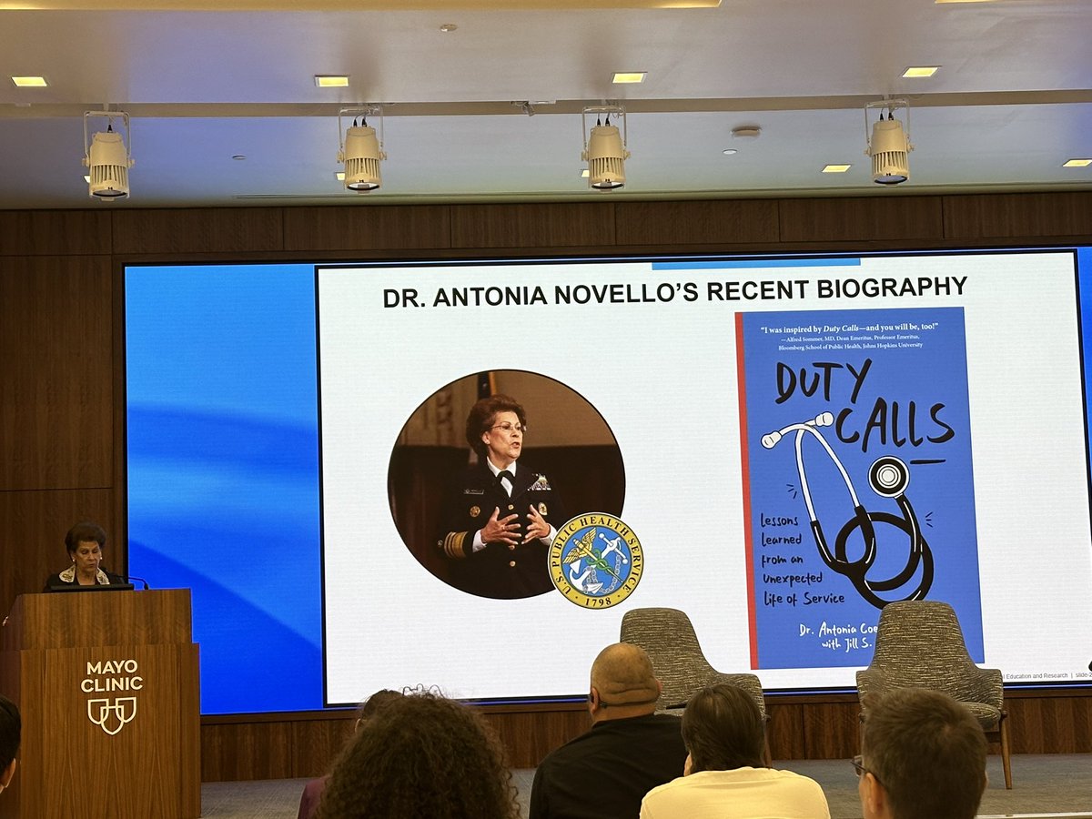 ChrisandraShufelt MD, MS, FACP, MSCP (@cshufeltmd) on Twitter photo 14th Surgeon General Dr. Novello’s words for women: 1. Work hard; 2. Know what you want and go for it! 3. Promote yourself and network; 4. Design your own career and dress as best as you can, first impressions; 5. Leave your ego at the door; <a href="/MayoGIMFL/">Mayo Clinic GIM Florida</a> <a href="/WHMayoClinic/">Mayo Clinic Women's Health</a> <a href="/ANovelloMD/">Dr Antonia Novello</a> 14th Surgeon General Dr. Novello’s words for women: 1. Work hard; 2. Know what you want and go for it! 3. Promote yourself and network; 4. Design your own career and dress as best as you can, first impressions; 5. Leave your ego at the door; <a href="/MayoGIMFL/">Mayo Clinic GIM Florida</a> <a href="/WHMayoClinic/">Mayo Clinic Women's Health</a> <a href="/ANovelloMD/">Dr Antonia Novello</a>