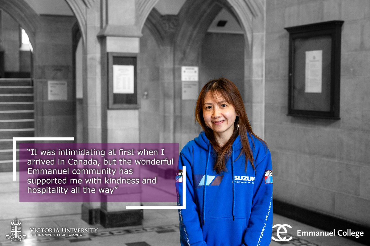 Two years ago Christie Dang left Hong Kong seeking inspiration and found it at Emmanuel College, becoming the first grad from the Theology, Spirituality, and the Arts stream. Congrats, Christie! Stay tuned as we celebrate more outstanding grads at this week's #ECGrad2024. #UofT