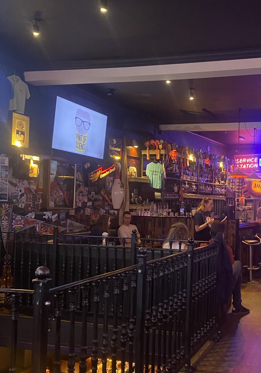 Great time at <a href="/pintofscience/">Pint of Science UK</a> tonight! Fantastic talks from <a href="/DrDanielJolley/">Dr Daniel Jolley</a>, <a href="/DarelCookson/">Darel Cookson</a>, @gurcelay1 and Stephen Badham! &amp; shout out to our fab host <a href="/CTLFisher/">Courteney Fisher</a>!
Looking forward to tomorrow night🍺🧠 #PintOfScience #pint24 <a href="/STEM_ON_Notts/">STEM Outreach Notts</a> <a href="/notts_psych/">School of Psychology, University of Nottingham</a> <a href="/UoNresearch/">Nottingham Research</a> <a href="/UoN_Institute/">Nottingham Institute for Policy and Engagement</a>