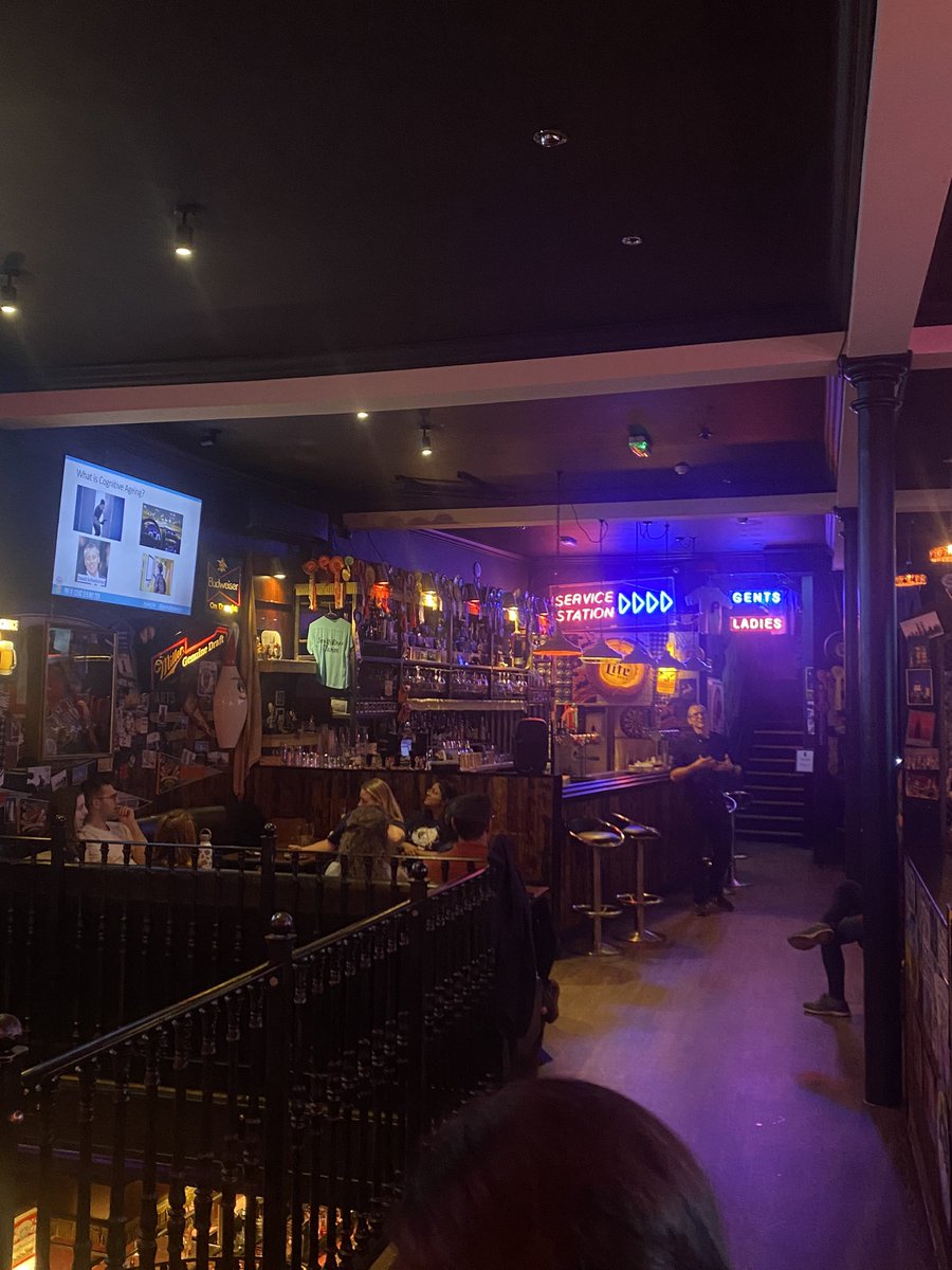 Rachel_GA_'s tweet photo. Great time at @pintofscience tonight! Fantastic talks from @DrDanielJolley, @DarelCookson, @gurcelay1 and Stephen Badham! &amp; shout out to our fab host @CTLFisher!
Looking forward to tomorrow night🍺🧠 #PintOfScience #pint24 @STEM_ON_Notts @notts_psych @UoNresearch @UoN_Institute https://t.co/e6Oys7R2oA