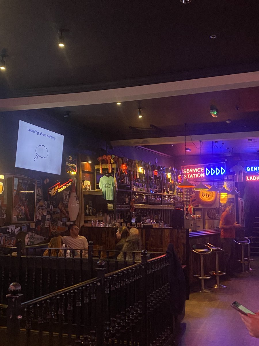 Rachel_GA_'s tweet photo. Great time at @pintofscience tonight! Fantastic talks from @DrDanielJolley, @DarelCookson, @gurcelay1 and Stephen Badham! &amp; shout out to our fab host @CTLFisher!
Looking forward to tomorrow night🍺🧠 #PintOfScience #pint24 @STEM_ON_Notts @notts_psych @UoNresearch @UoN_Institute https://t.co/e6Oys7R2oA