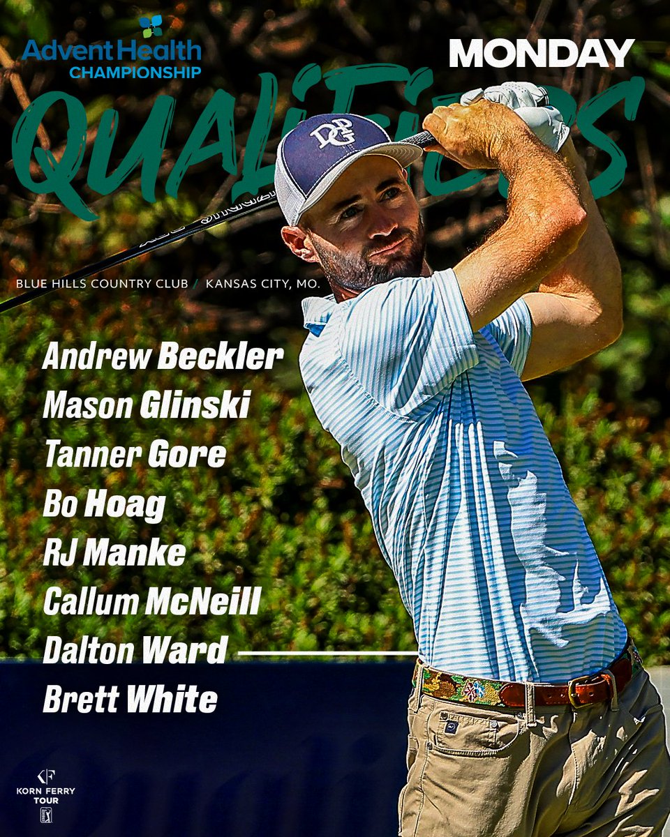 The final eight spots in the field for <a href="/AHChampGolf1/">AdventHealth Championship</a> are set.

Here are the Monday Qualifiers for this week’s AdventHealth Championship 🤝