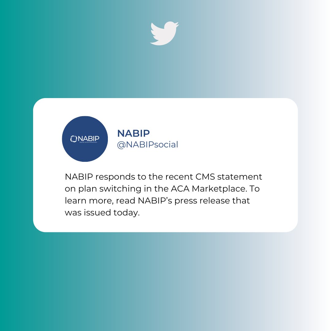 NABIP addresses unauthorized ACA Marketplace plan switching, noting it's often caused by tech flaws, not unethical broker behavior. There needs to be enhanced security, like two-step verification, to protect healthcare consumers. #NABIP 

Full Statement: ow.ly/FbyF50REWXL