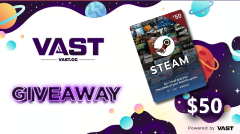 $50 Steam card or $50 Cash Giveaway To enter, perform these tasks via the link below: 🔁 Retweet + Like 🤝 Follow @_gmoneyx2 @VastGG Enter Here: vast.link/GMoneyyX2