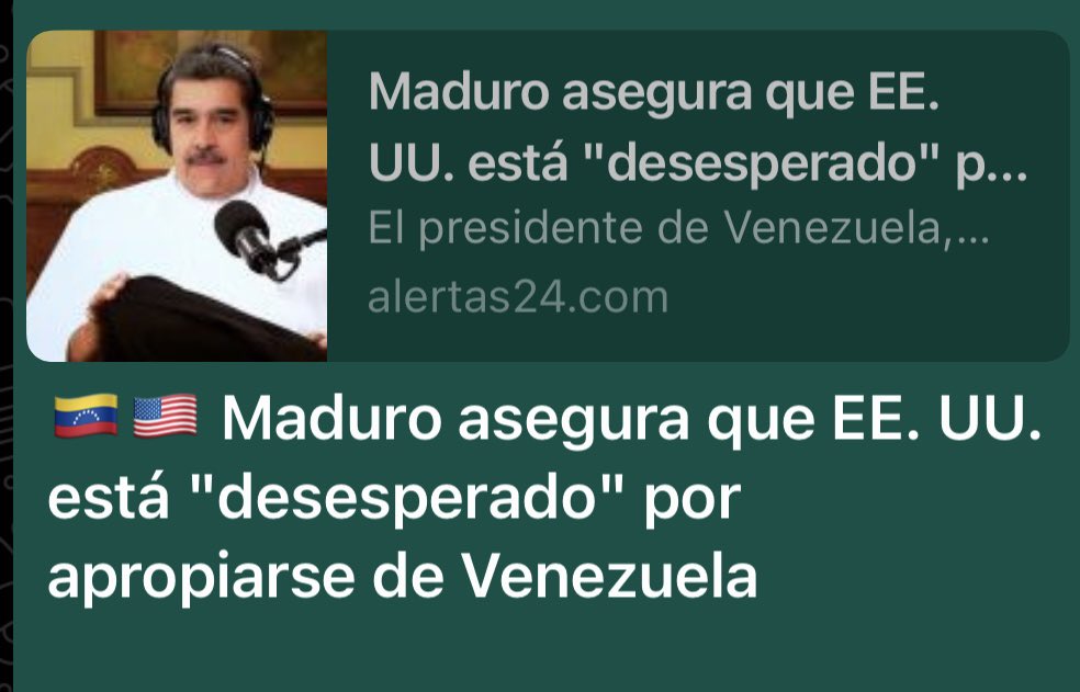 Maduro @NicolasMaduro asegura que EEUU está desesperado por apropiarse de Venezuela. Qué opina mi gente? #SinLuz va llegando desde las 11 am Tareck El Aissami Elvis Amoroso Corpoelec