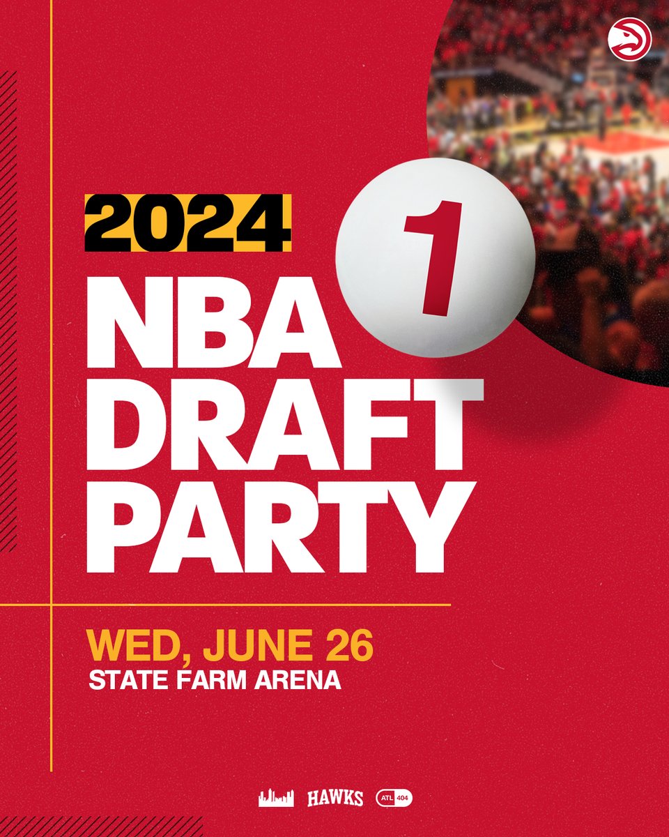 Be in the building for our 2024 Draft Party when we select the #1 pick 😁 🎟️: bit.ly/4bxg6cy