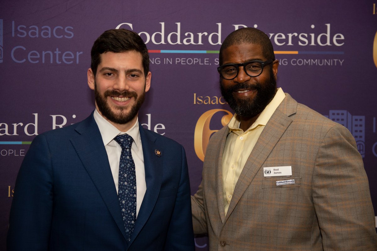 Thanks to Manhattan Borough President <a href="/MBPMarkLevine/">Office of Manhattan Borough President Mark Levine</a> and Assemblymember <a href="/AlexBores/">Alex Bores</a> for stopping by to celebrate our 60th Anniversary with our president, Rod Jones!