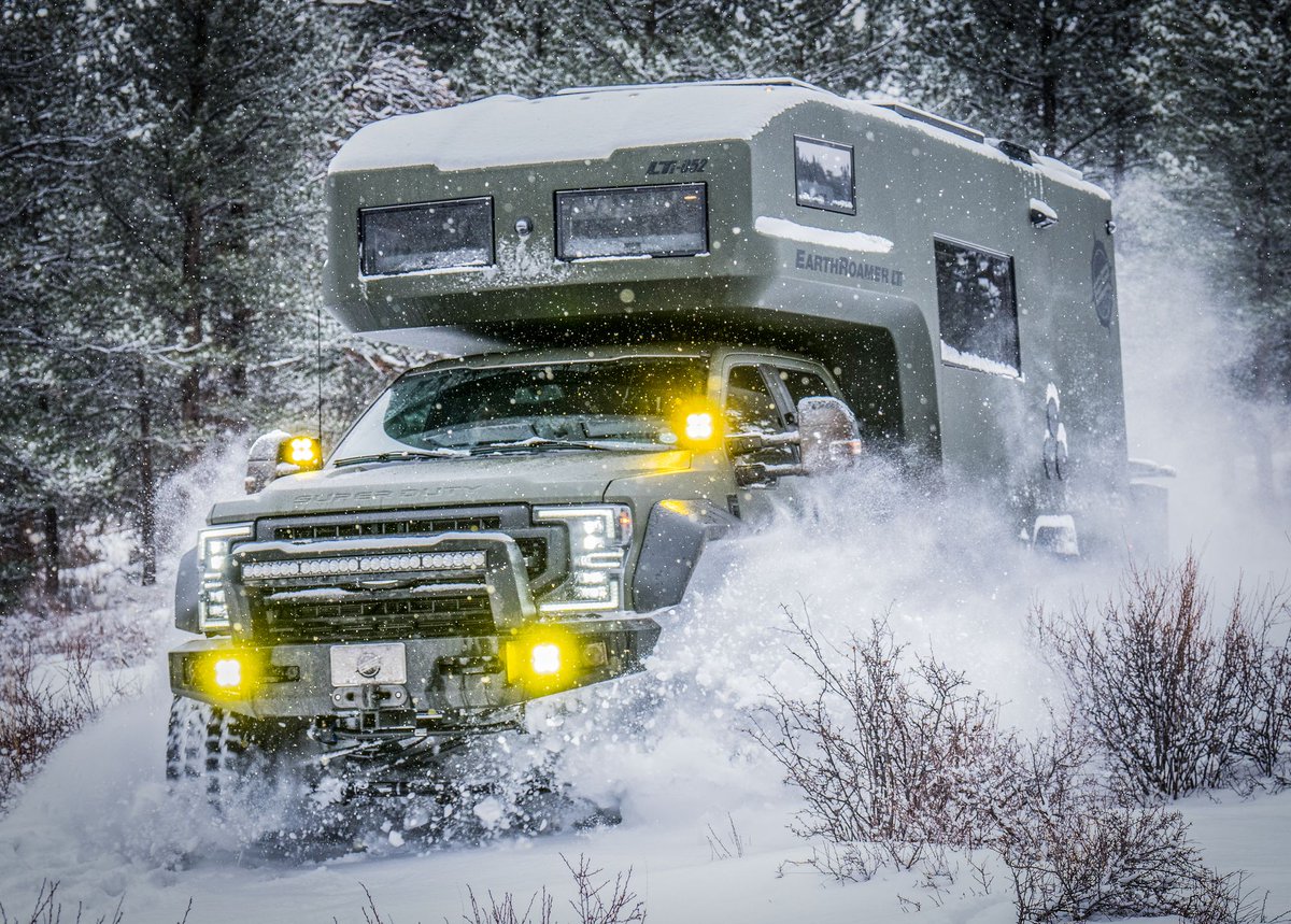 We're going to miss ripping through the deep snow, but warmer weather is calling, and we're ready to answer 🤟
·
·
·

#earthroamer  #offroad4x4 #expeditionvehicle #campinglife #overlanding #4x4life #4x4trucks #vanlife #vanlifeadventures