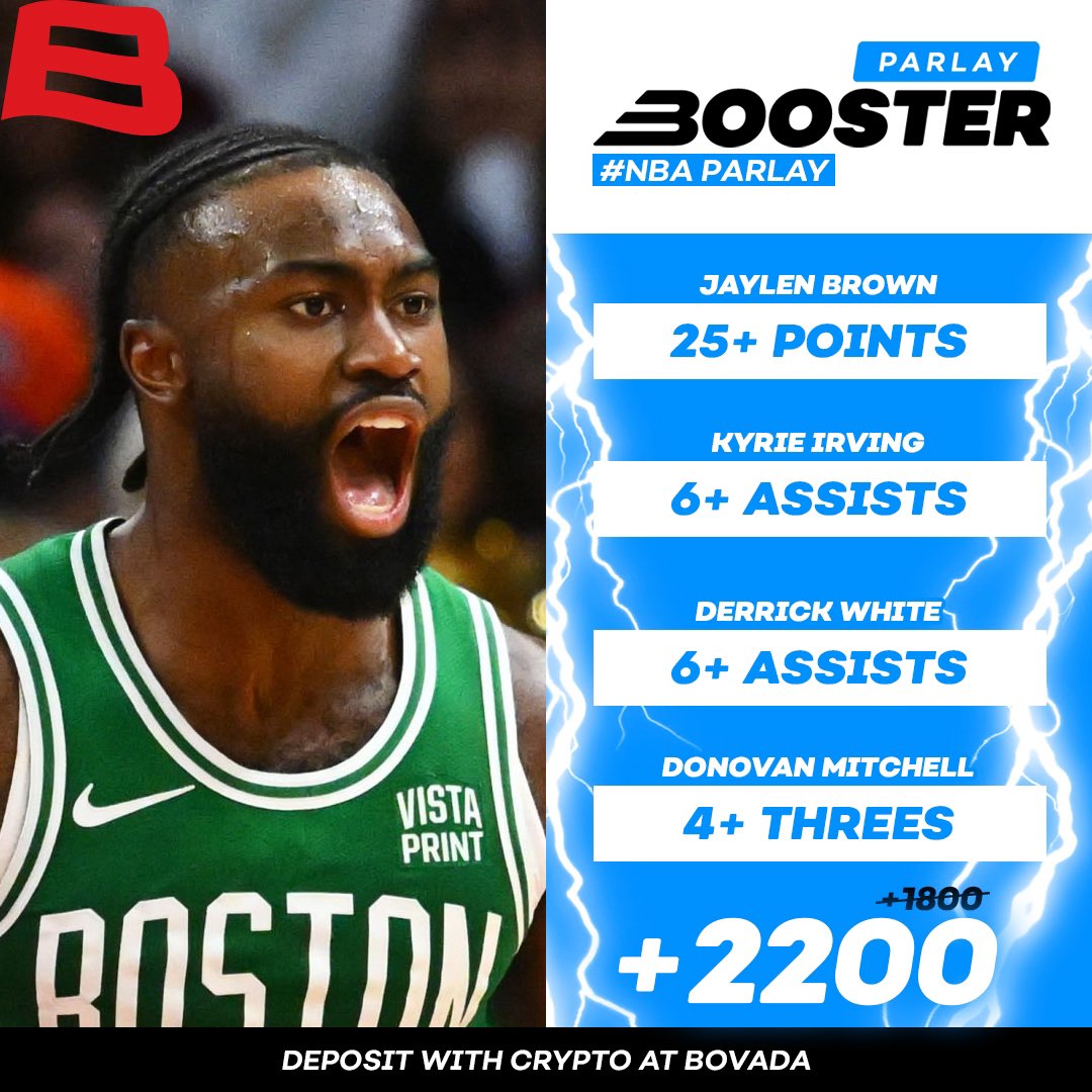 #NBA Parlay Booster! 👀

Let’s hope for no blowout tonight and this +2200 boost has a chance! 🤑

All boosted parlays 👉 bit.ly/BVDParlayBoost…