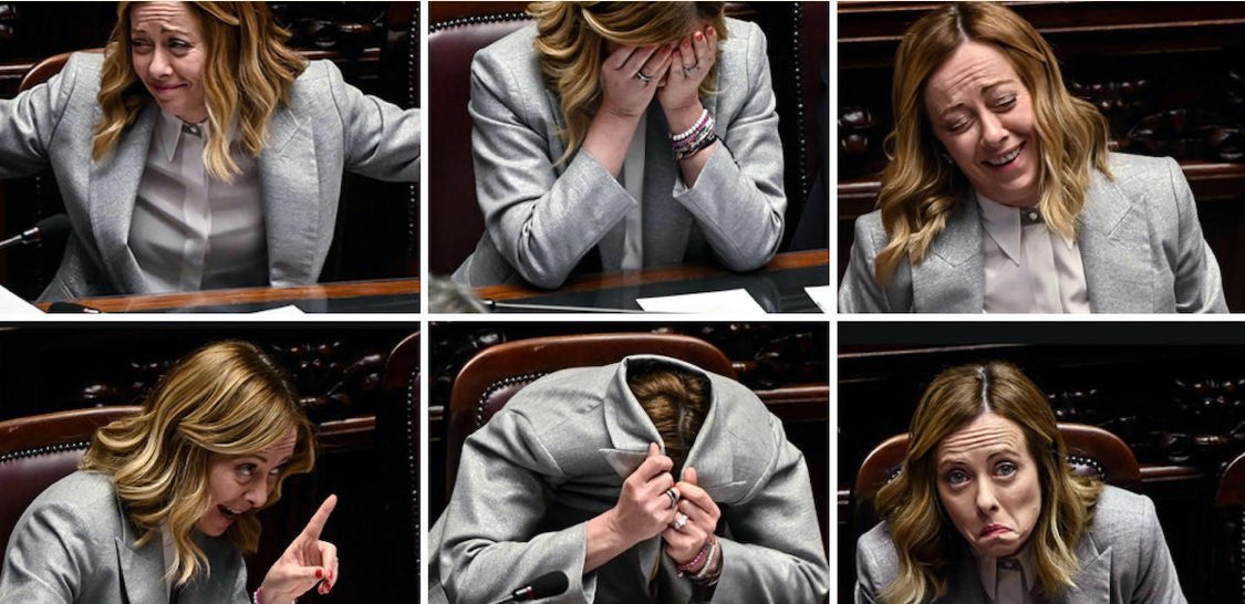 tomco75's tweet photo. @GiorgiaMeloni MA VA CAC 💩💩💩 #Melonivergogna #Meloni_è_poca_cosa  #governodellavergogna https://t.co/lTySGpjAFe