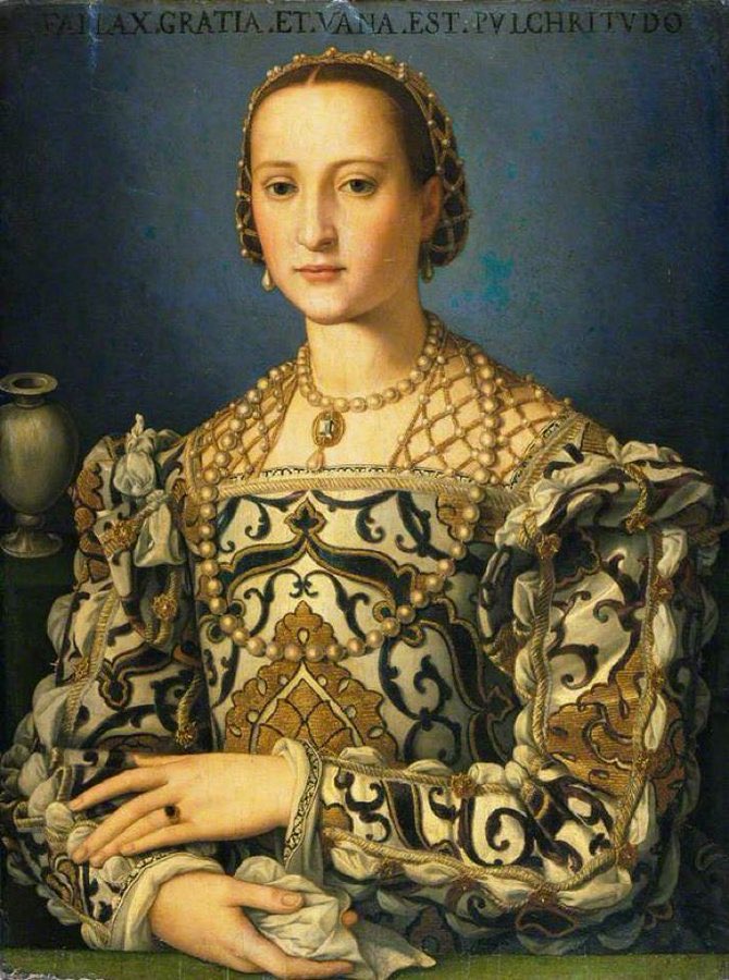 Eleonora di Toledo from the studio of Agnolo Bronzino c. 1562-72 (The Wallace Collection)