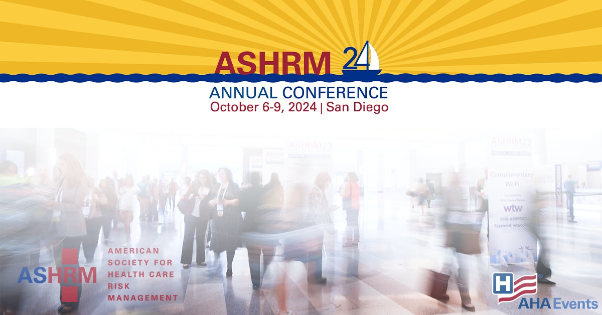 🎉 Registration is now open for the ASHRM 2024 Annual Conference! Join us in San Diego for the premier event in health care risk management. Connect, learn, and grow with top professionals. Get the early bird discount available! ow.ly/iwcw50REXpP #ASHRM24
