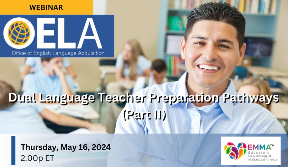 Join @ASKNCELA1 on 5/16 at 2 pm ET for a #OELA panel on #DLI Teacher Preparation Standards - Part 2: ed-gov.zoomgov.com/webinar/regist… @FLANC_WorldLang #DLIinNC