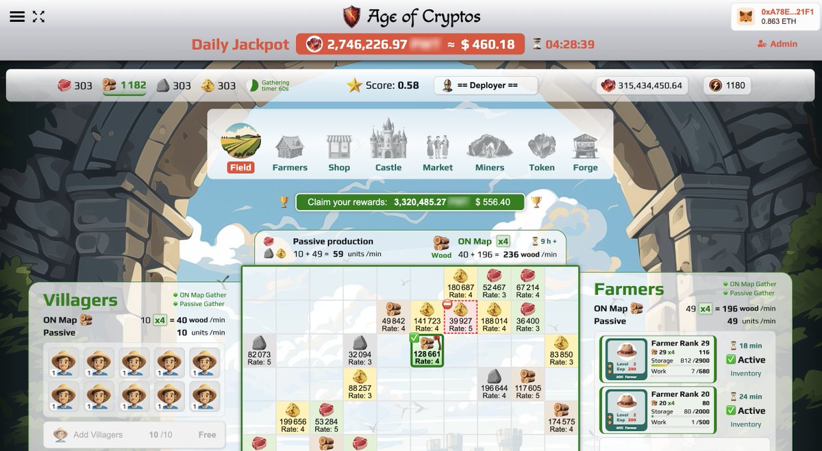 Age Of Cryptos P2E tweet media