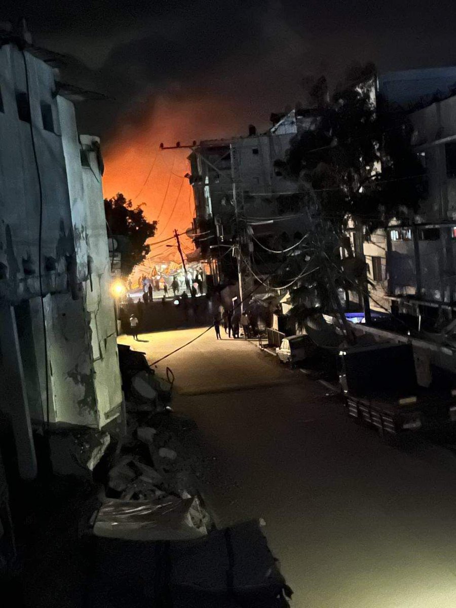 BREAKING| Israeli warplanes target a house in Al Nuseirat refugee camp in central Gaza, killing 5 civilians and wounding others.