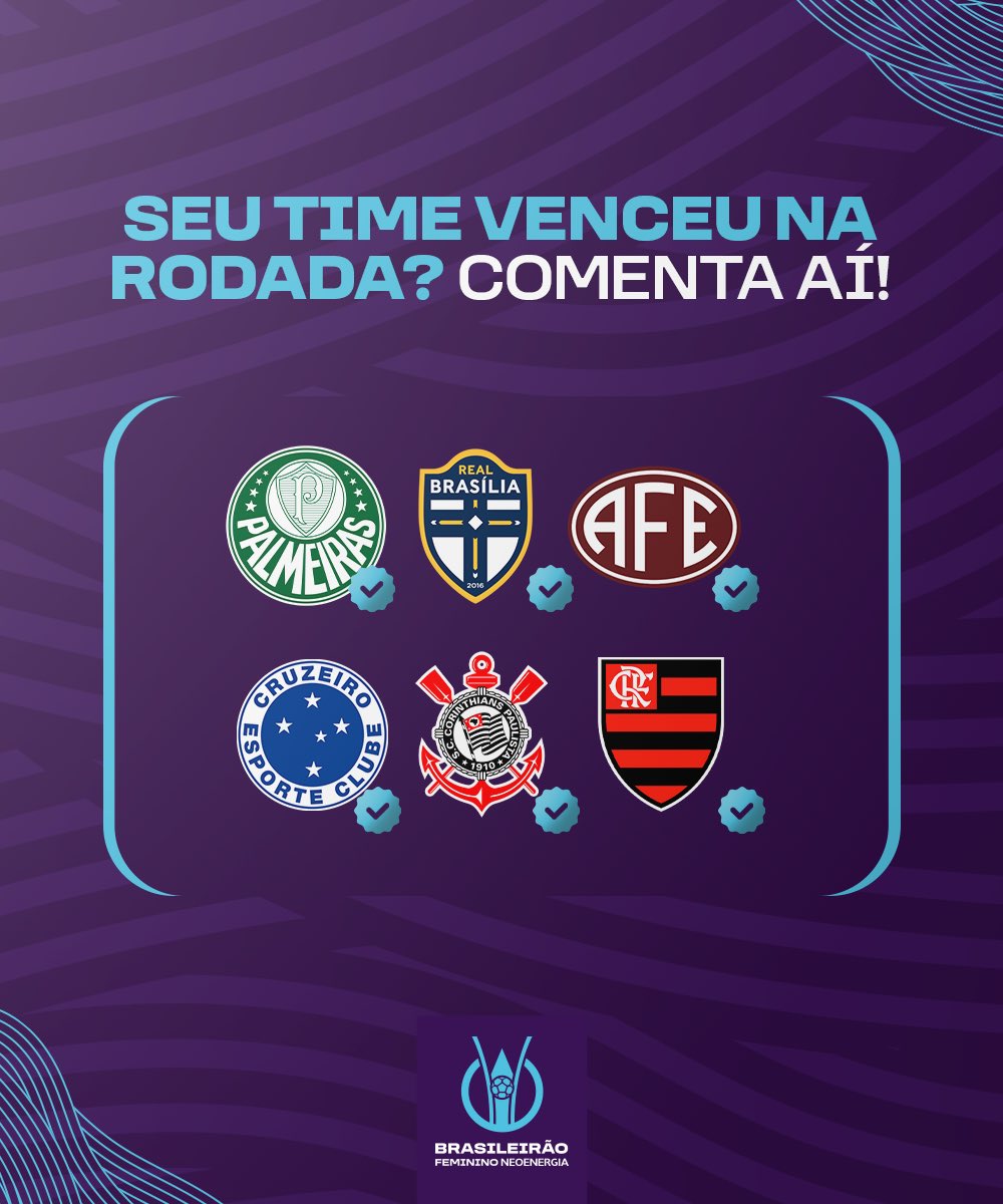 Venceu na #BRFEM10? Comenta aí! 😎 @Palmeiras_FEM @realbrasiliaofc @guerreirasgrena @CruzeiroFem @SCCPFutFeminino @Flamengo