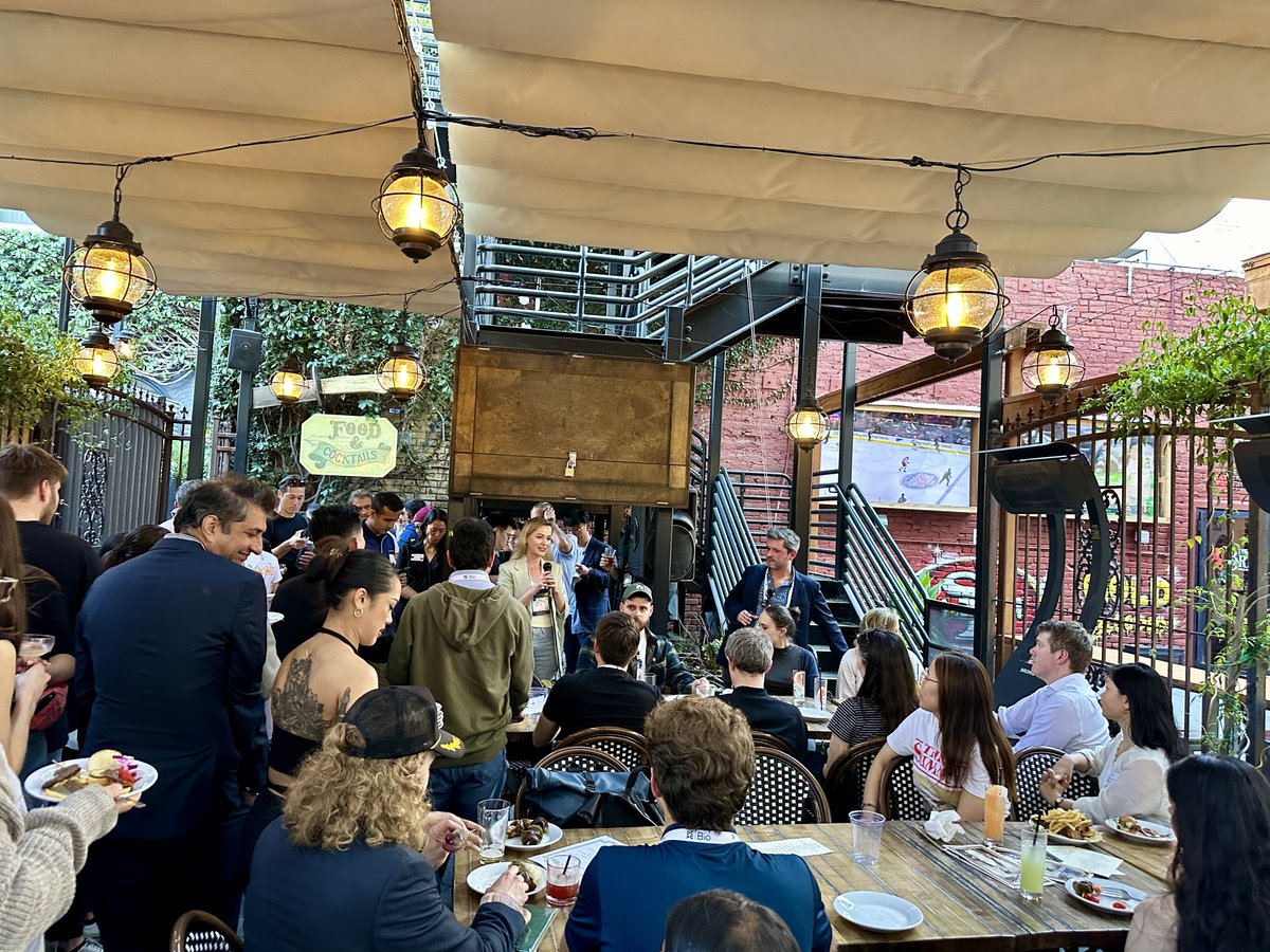 We had a great time at our 'BioBrews and AI Breakthroughs Founder Happy Hour', co-hosted by @FusionFundVC and @NucleateHQ at Synbiobeta 2024.

Special thanks to our sponsors and speakers from @TriNet @BurklandAssoc @MorganStanley