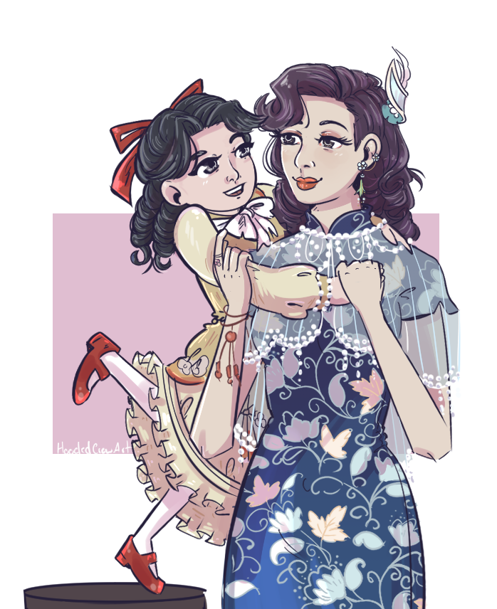 HoodedCrowArt's tweet photo. Yunting and Xiaojing #tpcreators #dressuptimeprincess https://t.co/MBuWQbykYA