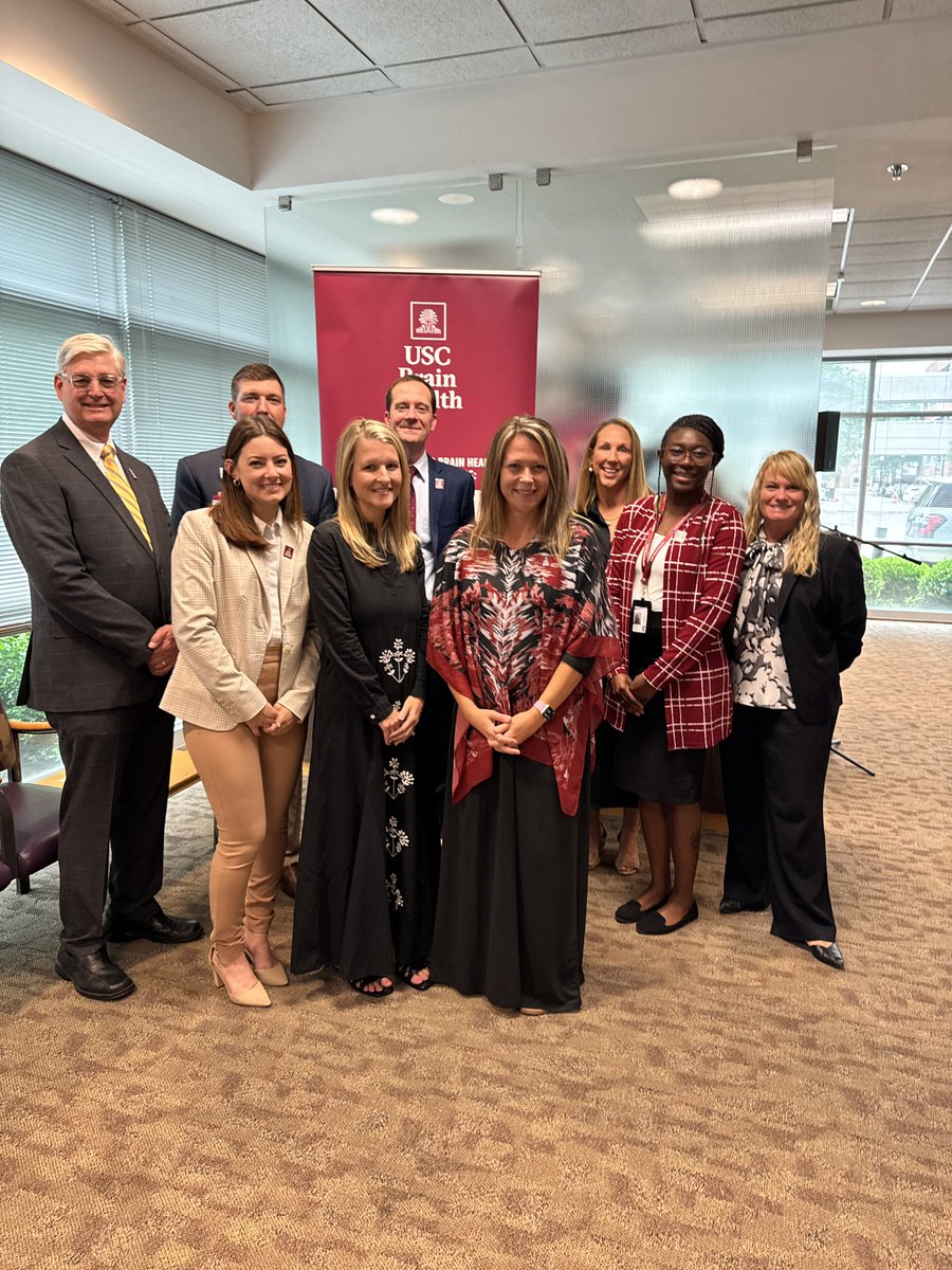 Could have not asked for a better ribbon cutting ceremony. Or for a better team! @UofSC Brain Health Network Clinic - @theprismahealth Sumter, SC. #USCBrainHealth @UofSCSOMC @USCResearch