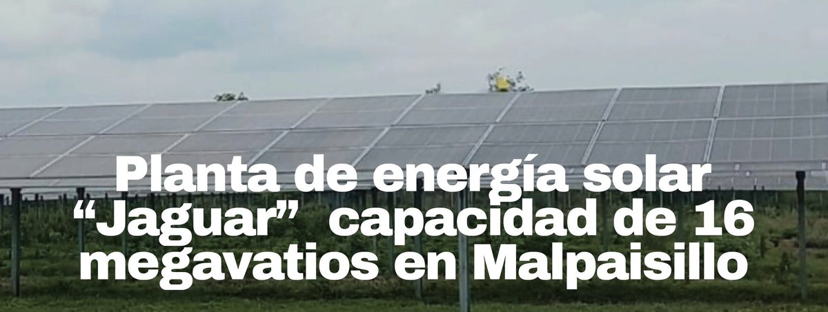 #Nicaragua sigue consolidando su matriz d energía alternativa. En #Malpaisillo ya está funcionando NUEVA PLANTA SOLAR 🌄❗ * 16 megavatios *inversión de 15.7 millones U$ *29,232 paneles bifaciales que giran siguiendo al sol *área de 39.16 mzs VAMOS ADELANTE❗🇳🇮