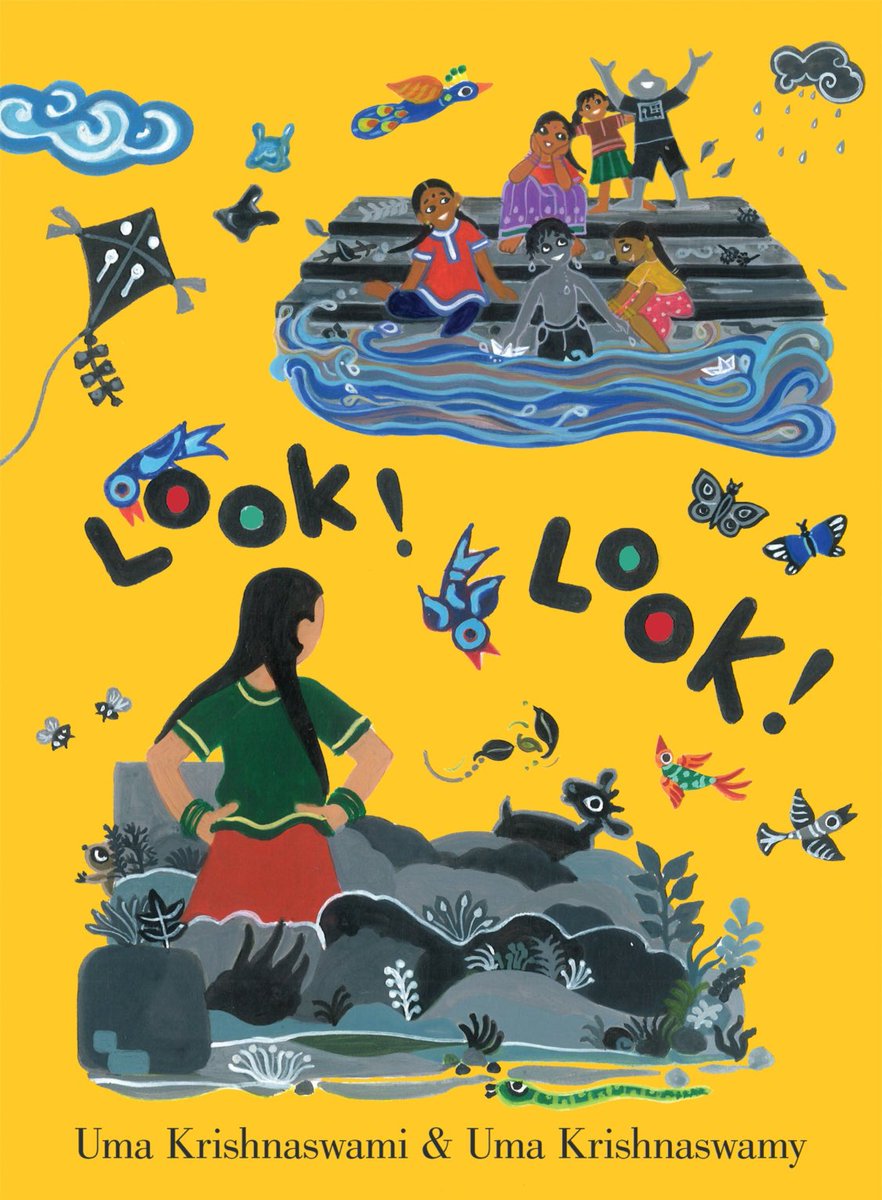 Excited to review “Look! Look!” for Quill &amp; Quire. A story of a girl in India who discovers an ancient step well. Written by: Uma Krishnaswami
Illustrated by: Uma Krishnaswamy.
Published by <a href="/HouseofAnansi/">House of Anansi Press</a>