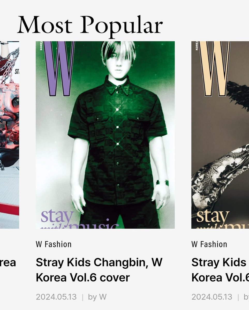 #Changbin's solo cover for Wkorea Vol.6 is the 4th most popular cover overall and third solo cover.

Make sure to drop the tags and purchase if you can ❣️

Dolce & Gabbna baby 🤩
#ChangbinXDolceAndGabbana
#StrayKidsOvertakingBrands
#STRAYKIDSxWKOREA
@Stray_Kids @dolcegabbana