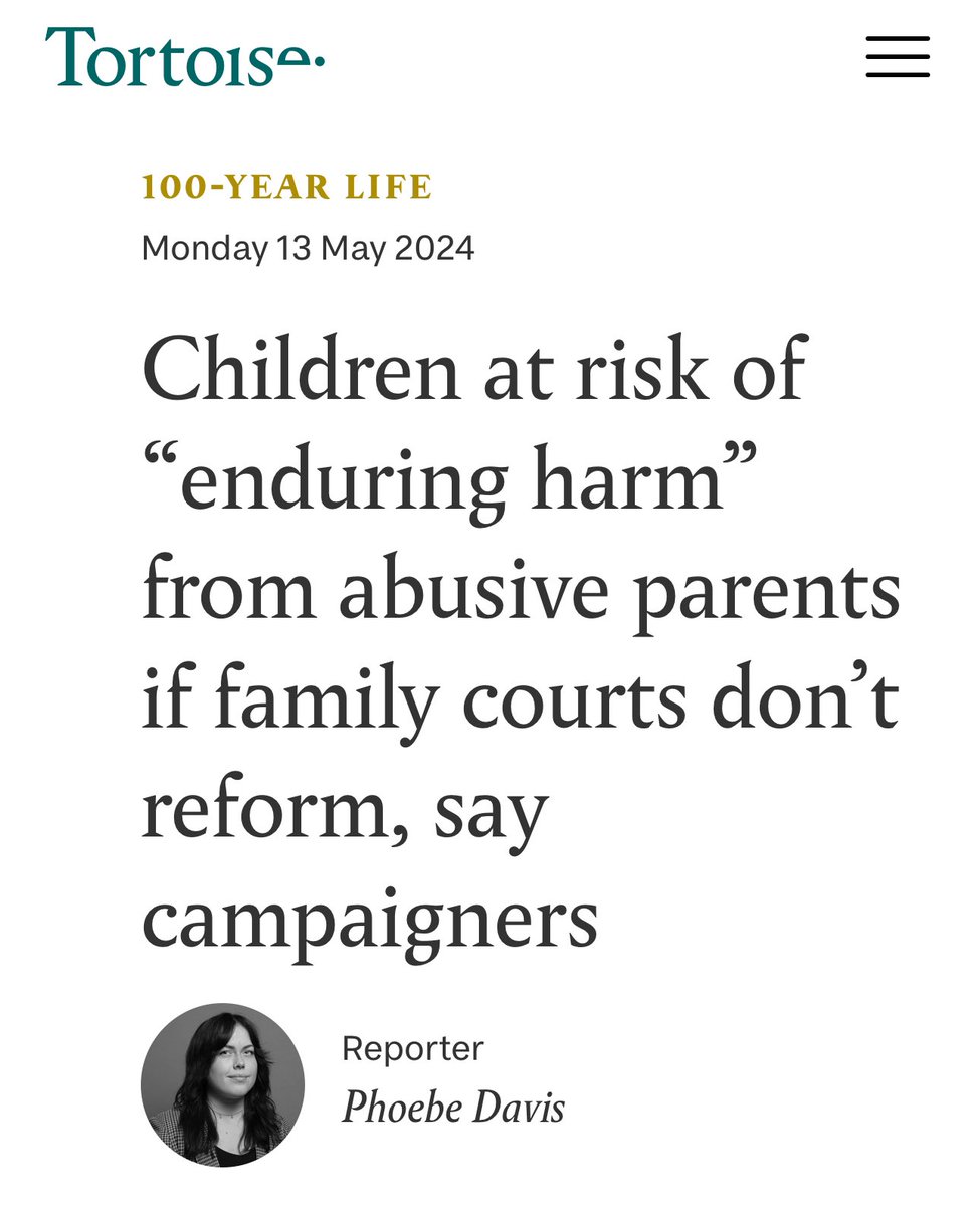 Disappointed to learn @MoJGovUK has ruled out immediately repealing the presumption of (abusive) parent’s involvement in children’s lives. How many more children must suffer? Thank you @tortoise @phoebe_ivy for covering @Right2Equality & @BarnettAdrienne’s report calling for…