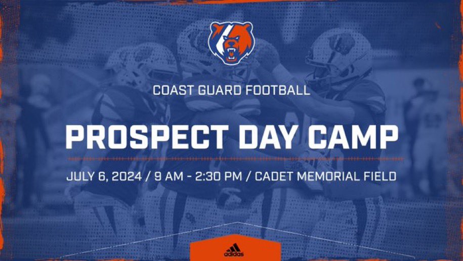 Excited to be attending prospect camp with @USCGA_Football in July! 

@CoachJBWells 
@CoachCCGrant 
@CoachBuchananm 
@CoachKevHarris 
@ryanjohnson573 
@IRCSEagles