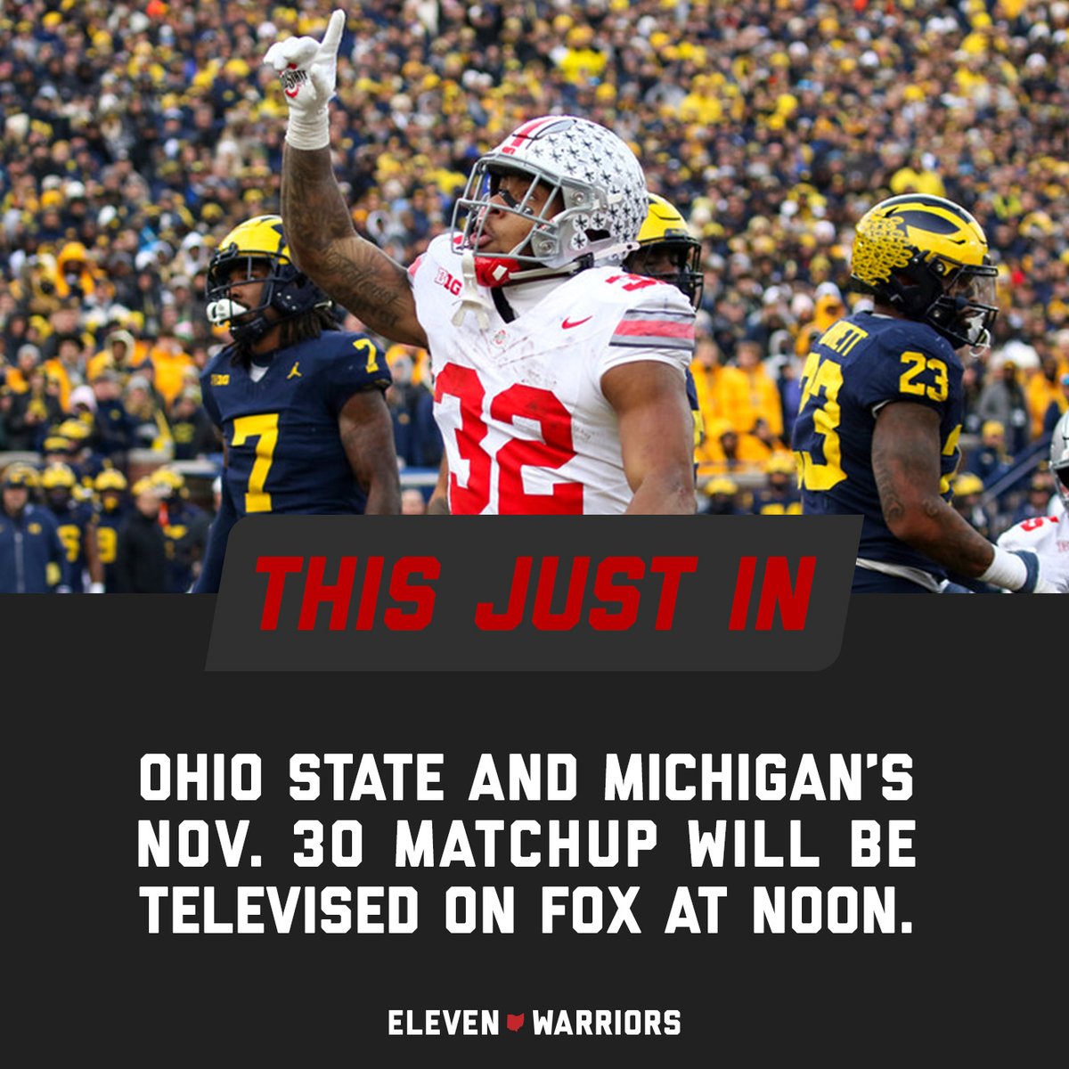 Mark your calendars, Buckeye Nation.