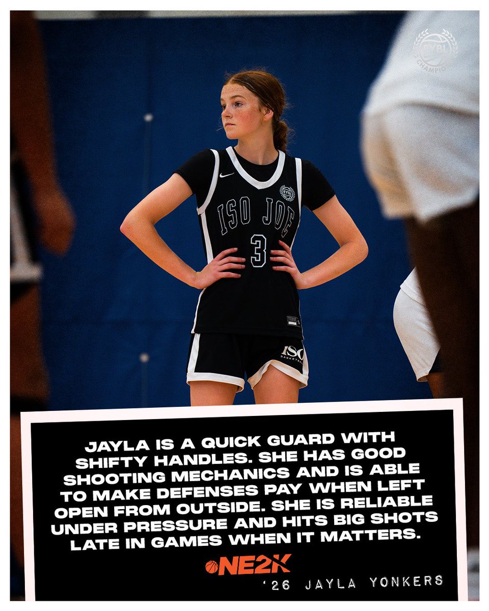 🏀 | Jayla Yonkers ‘26 (@JaylaYonkers)
📝 | @NE2KHoops 
📍 | @Ohio_Basketball’s Ballin’ in the Lou