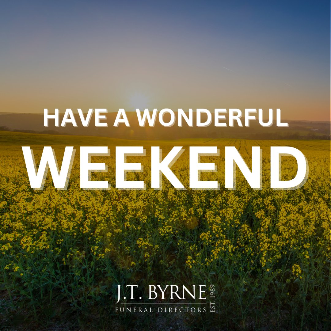 Have a fantastic weekend from all of us here at #JTByrne ☺️ ☎️ 01253 863022 | 💻 jtbyrne.co.uk