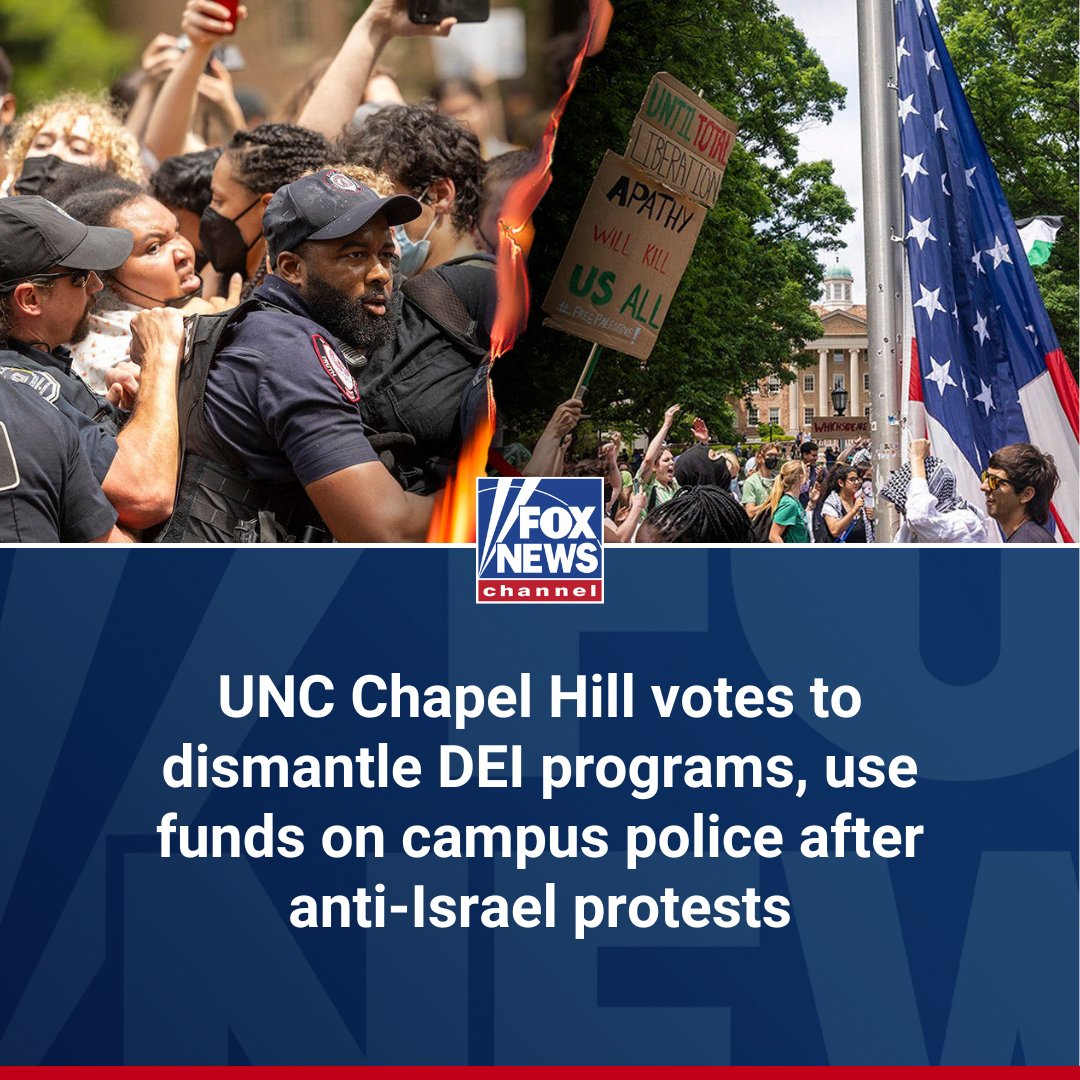 GOODBYE, DEI: The unanimous vote comes on the heels of anti-Israel agitators causing massive disruptions on campus. The move will reallocate $2.3M spent on DEI programs toward police and public safety measures. trib.al/yWfJHBY