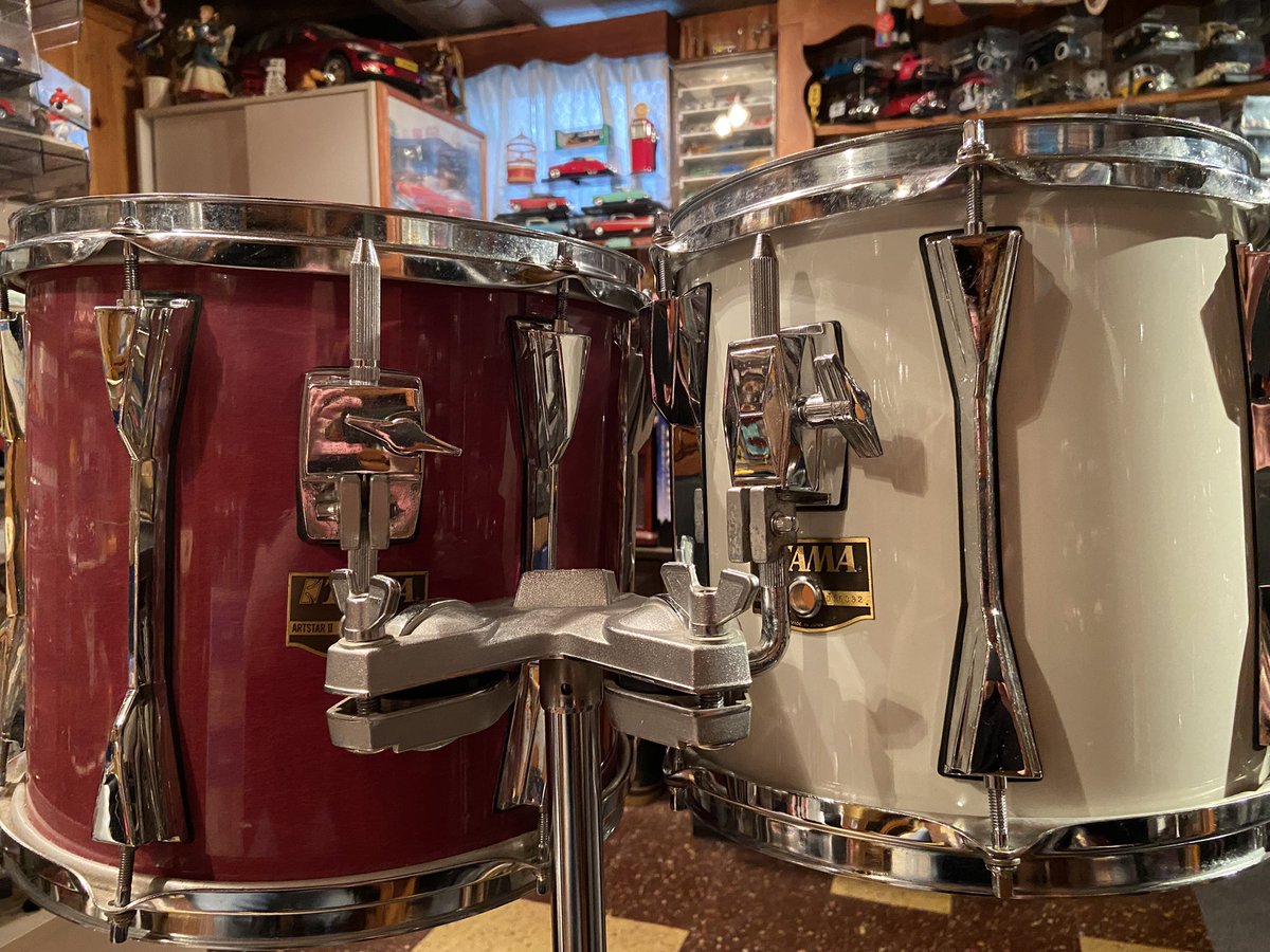 Thrilled to have pieced together a Tama Artstar II kit. #drummer #tamadrums #drummers  #drumset #drumkit #drumsetup