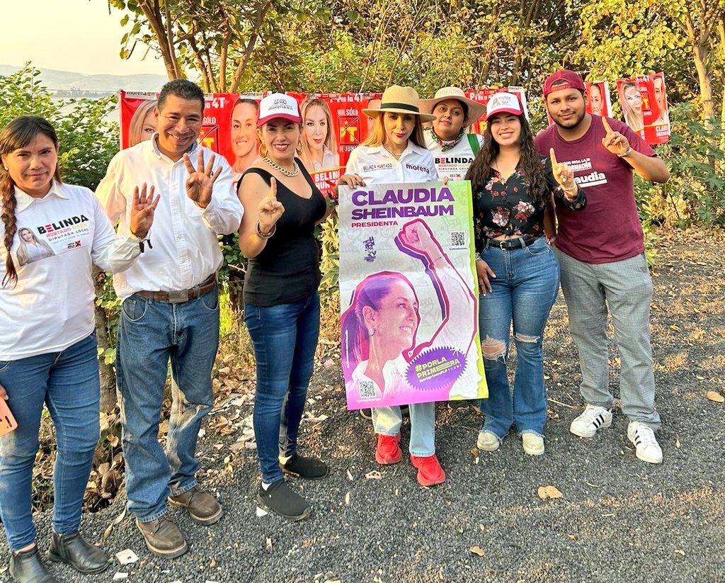 En Querendaro, Michoacán reafirmamos nuestro compromiso con #LaPrimera ¡Vamos a ganar! @Claudiashein #BelindaHurtadodiputada
Y recuerden, este 2 de junio tenemos una cita, salgamos a votar 🔥🇲🇽

#JovenesConClaudiaPresidenta