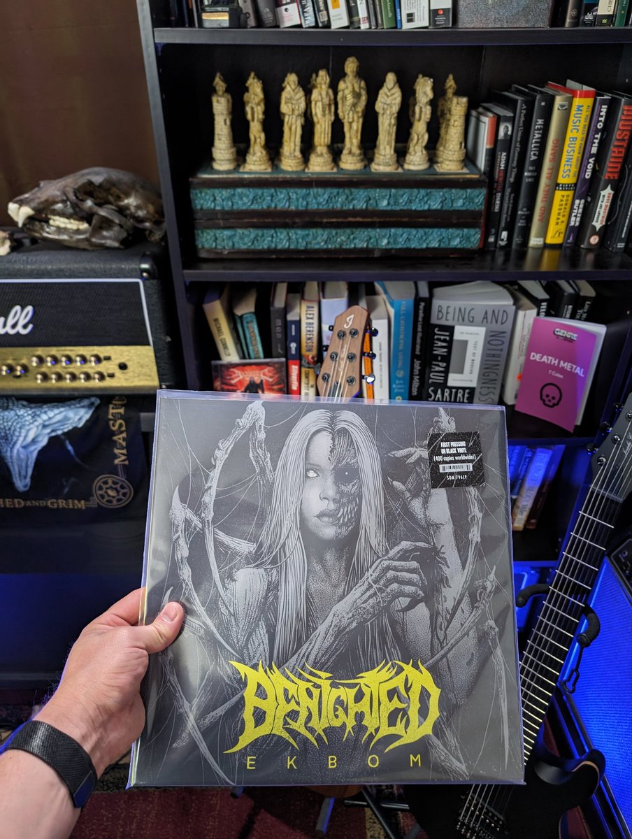 I really want to thank @SeasonofMist They donated this @_BENIGHTED record to giveaway on my 10k Subscriber Celebration live stream. After I sent them the address of the person that won... They not only sent a copy to the winner, Furious Metal... They surprised me with a copy!