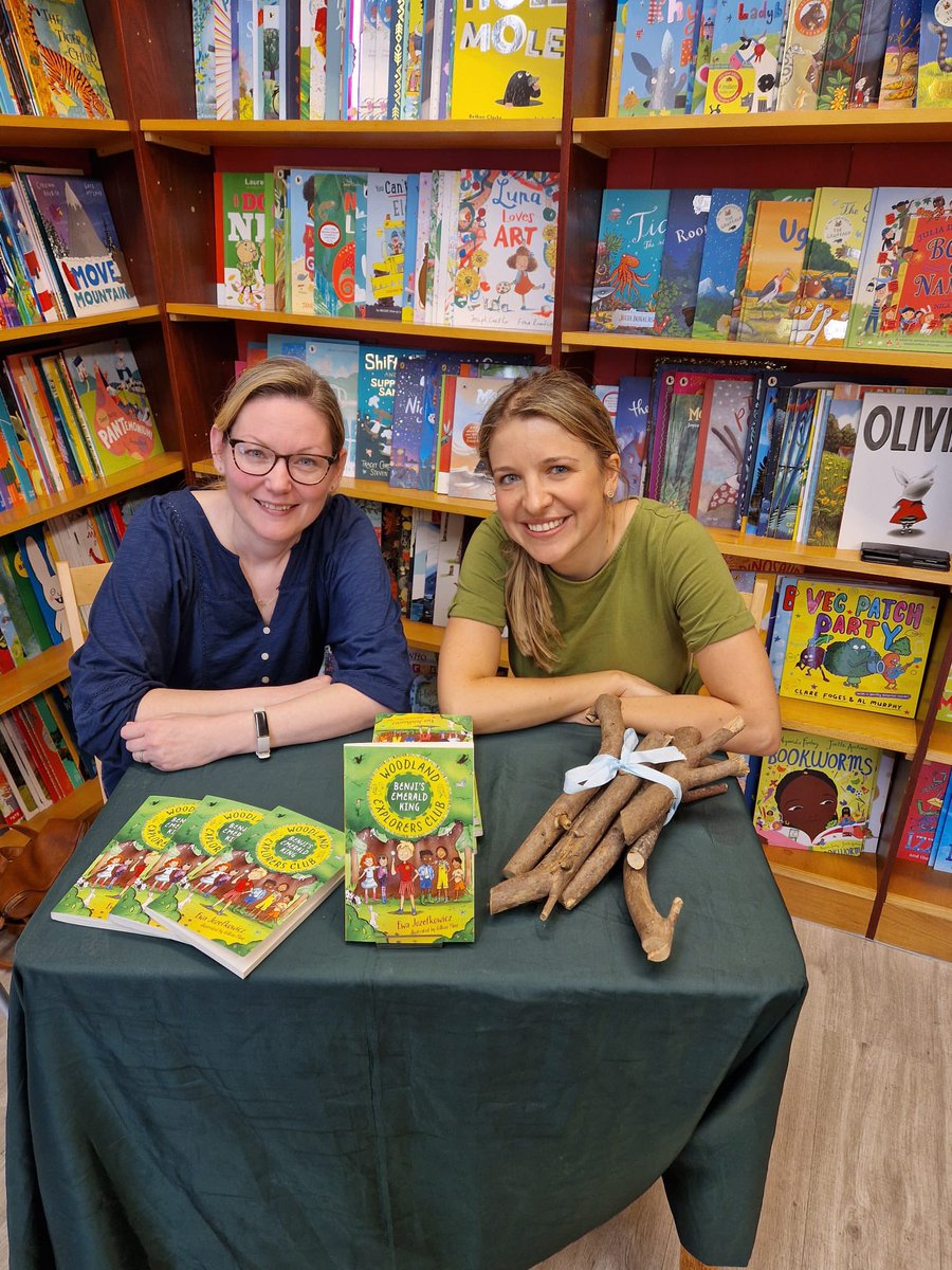 With Gill Flint yesterday @childrensbkshop for the launch of Benji’s Emerald King. Huge congratulations to Sanchita and the team for winning a very well deserved Nibbie! 📚🙌