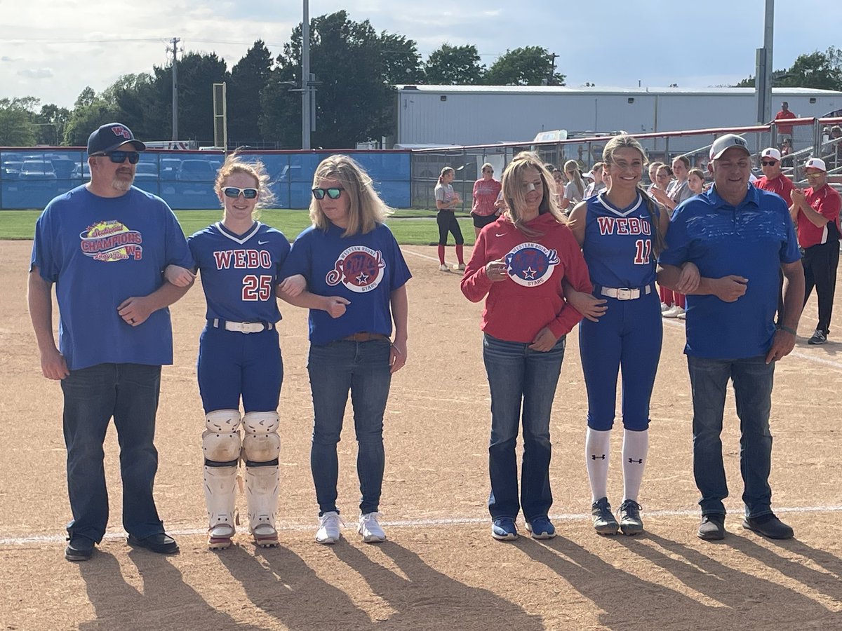 Thank you to our @WBstarsSoftball and @Webo_Baseball1 seniors and families for your dedication to our programs.