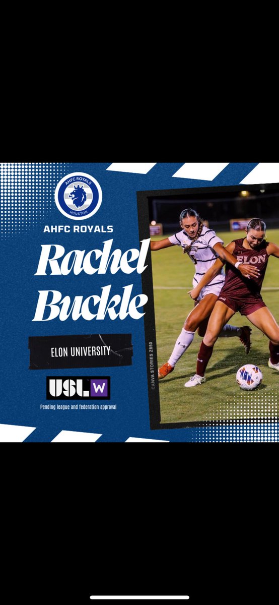 AHFCRoyals's tweet photo. The Royals keep adding depth and talent to our @uslwleague roster prior to the start of the season. We are happy to welcome another three of our squad to the family.  @LehighWSoccer #elonuniversity @TrinityUTigers #ahfcpride https://t.co/BLKZHkrbfZ