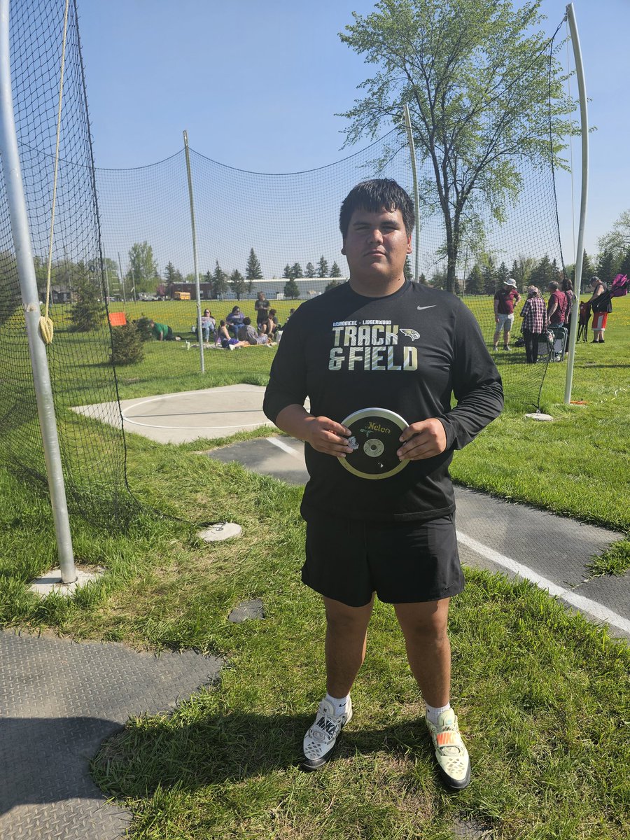 Congratulations to Chase Cooper on joining the 160 ft club today with a 166'5 toss.  1 inch short of Tyler Meyer's co-op record. #ClawOn #SoarToExcellence
