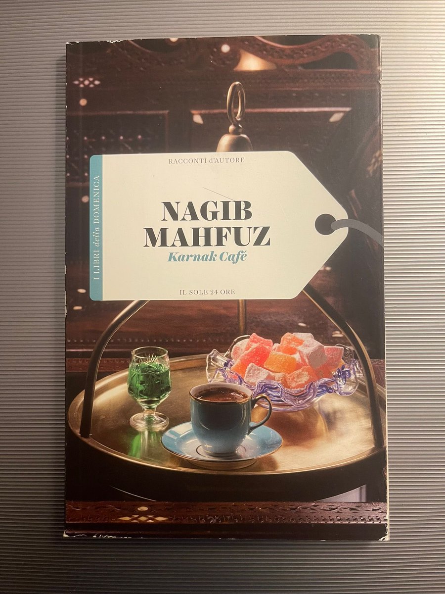 Il libro di oggi: 📕 Karnak Café - Nagib Mahfuz #leggere #libridellacultura #13maggio #cultura #librodelgiorno