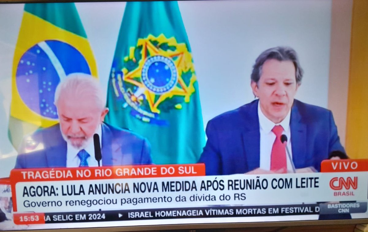 Governo Lula suspende o pagamento da dívida do RS com a União por 3 anos e zero de juros, não tem jeito é LULA 2026.