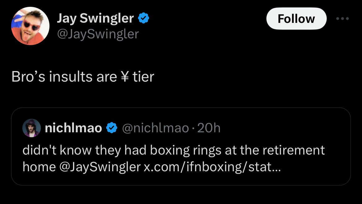 Jay Swingler respond to NichLMAO‼️🥊