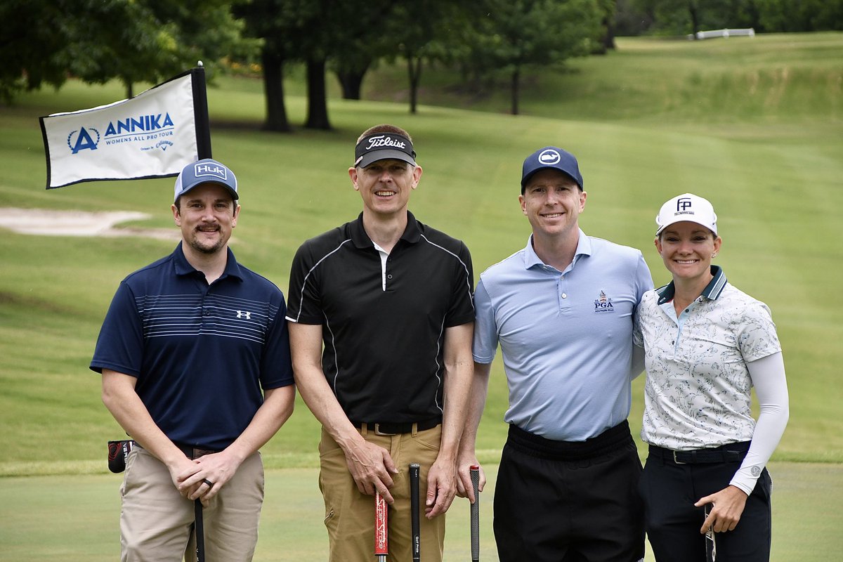 WomenAllProTour's tweet photo. Good golf, great companyπποΈββοΈ
#ANNIKAWAPT #PathOfThePros #proamday https://t.co/o3bsQ1xFmm