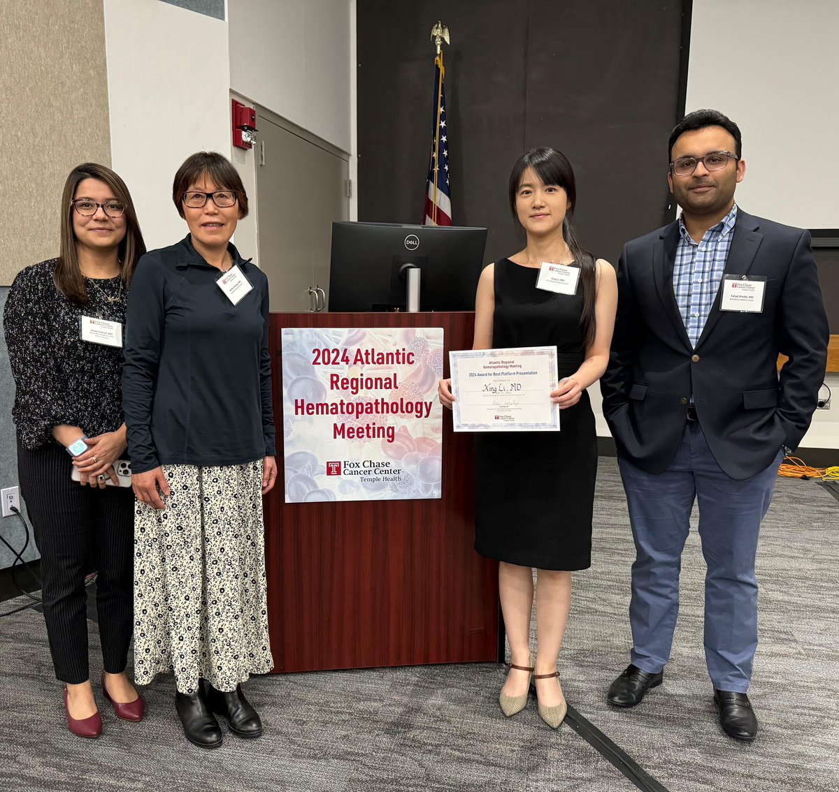 Congratulations to our PGY-1 <a href="/lixing01291222/">xing li</a> for winning the best platform presentation award at 2024Atlantic regional hemetopathology meeting 
<a href="/EinsteinPath/">Einstein Montefiore Pathology</a> #PathTwitter