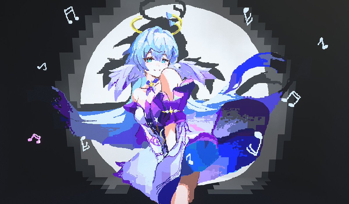 마인크래프트로 스타레일 로빈 만들었어요