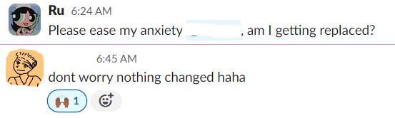 OnlyRuuu's tweet photo. so this is what I asked our CEO today and this is what he answered -- this has not eased my anxiety hAHhahahAHAHhah https://t.co/hwjcyK9UXO