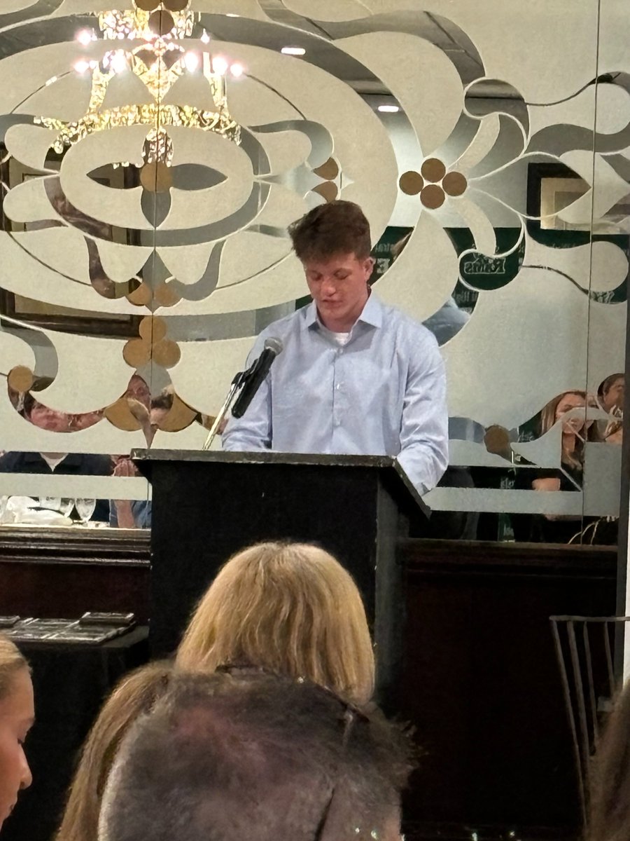 Thanks for the excellent opening speech at Senior Athletic Awards Night Sean Mullen!