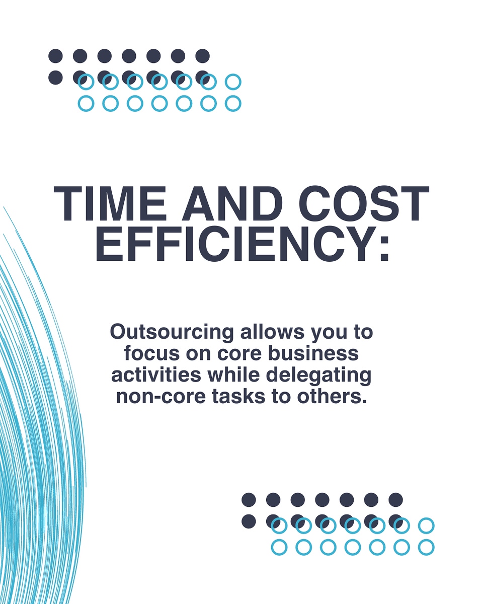 Unlocking expertise, maximizing efficiency. 

Outsourcing empowers your business to thrive. 

#OutsourceAdvantage #EfficiencyMatters
