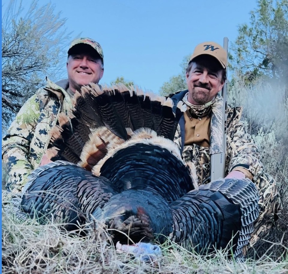 'Fun times chasing turkeys at Colorado's Elk Creek Ranch... such an amazing place.' -Sporting Classics TV Please join us in congratulating Chris Dorsey. #ITSINOURBLOOD #hunting #outdoors #wildturkey #turkeyseason #turkeyhunting